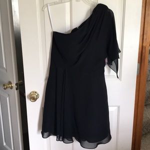 Pretty Maids black one shoulder dress NWT size 10